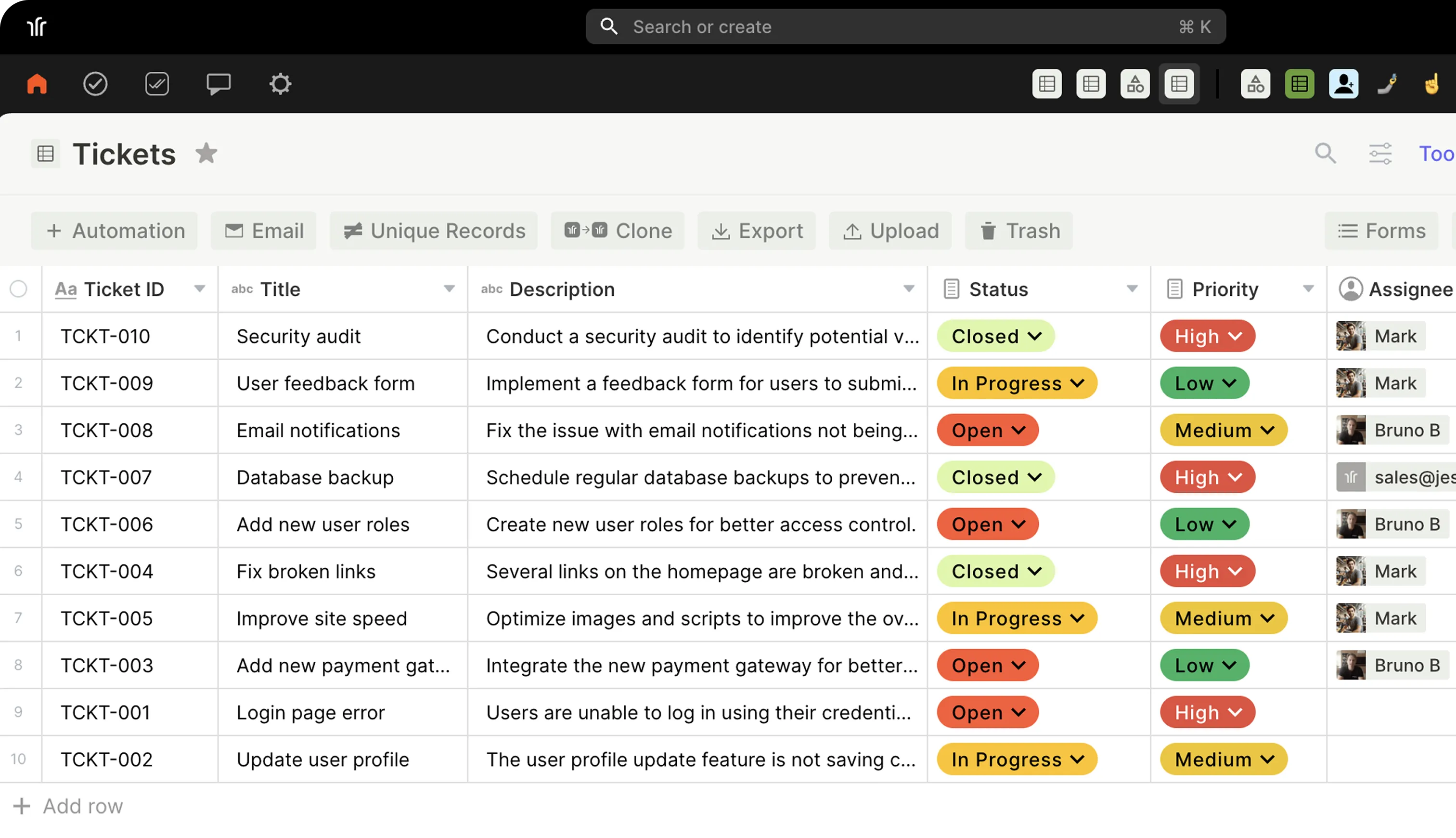 Interface de Dados - Conecte Todos os Seus Dados