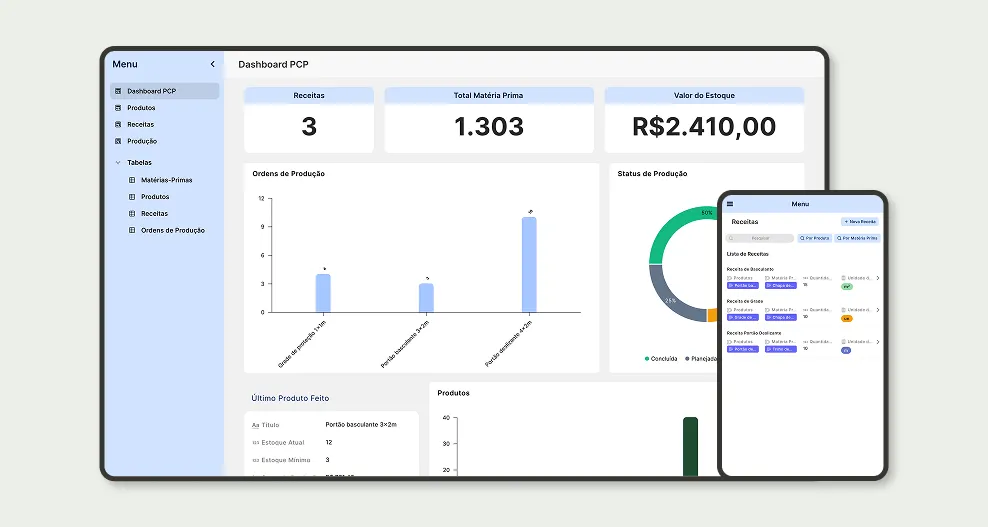 PCP Simples: Planejamento e Controle de Produção