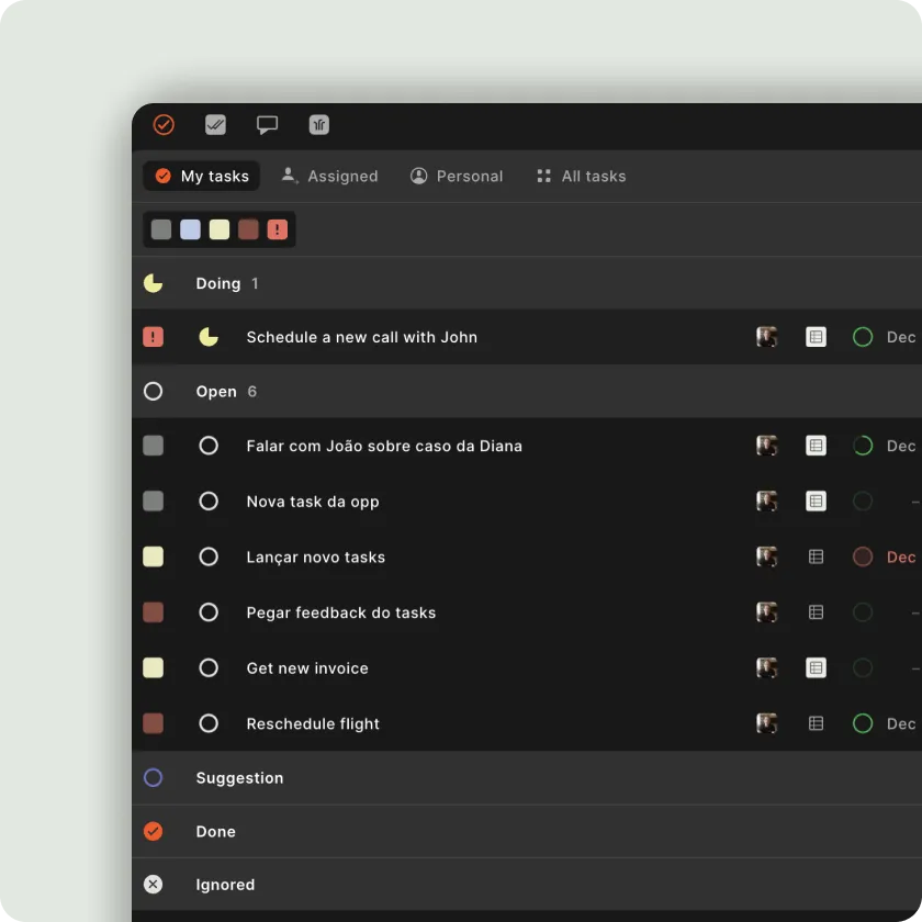 Complete tasks across your organization